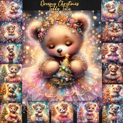 Dreamy Christmas Teddy Tutu