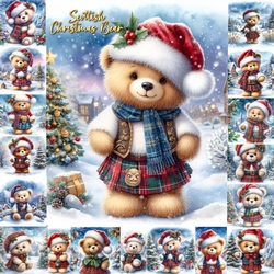 Scottish Christmas Bear