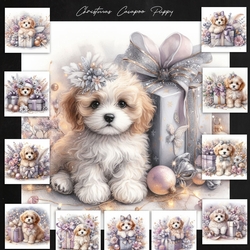 Christmas Cavapoo Puppy