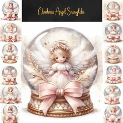 Christmas Angel Snowglobes