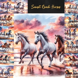 Sunset Beach Horses