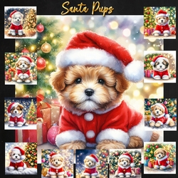 Santa Pup