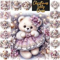 Christmas teddy Dress