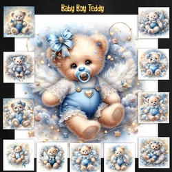 Baby Boy Teddies