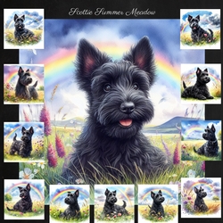 Summer Meadow Scottie