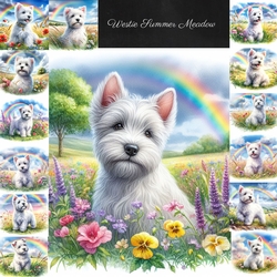 Westie Summer Meadow