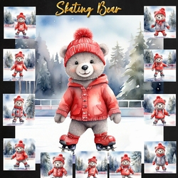Skating Bear