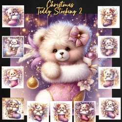 Christmas Teddy Stocking 2