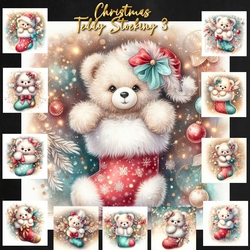 Christmas Teddy Stocking 3