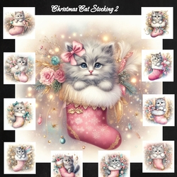 Christmas Cat Stocking 2