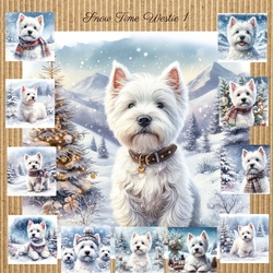 Snow Time Westie 1