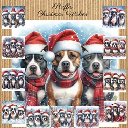 Staffie Christmas Wishes