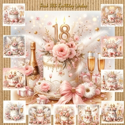 Pink 18th Birthday Wishes