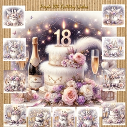 Purple 18th Birthday Wishes