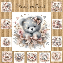 Floral Love Bear 1