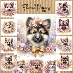 Floral Puppy