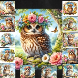 Floral Crown Owl