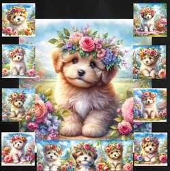 Floral Crown  Puppy 2
