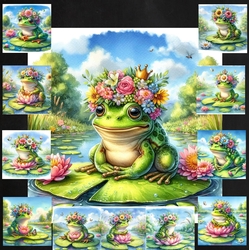 Floral Crown  Frogs