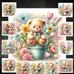 Floral Spring Teddy