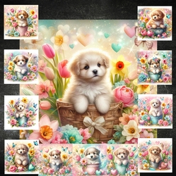 Floral Spring Pup 1