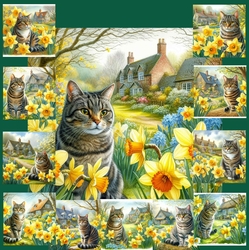 Daffodil Garden Cat 3
