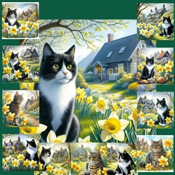 Daffodil Garden Cat 4