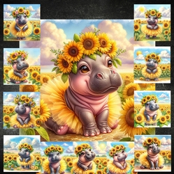 Sunflower Hippo
