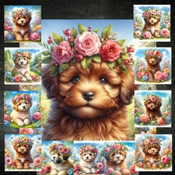 Flower Crown Puppy