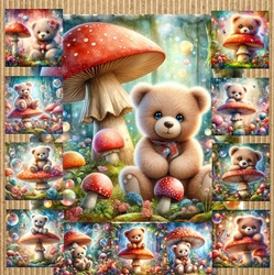 Fantasy Forest Mushroom Teddy