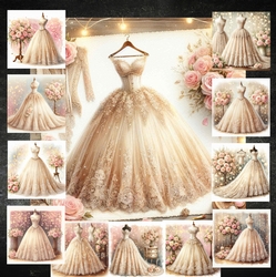 Beatufiul Wedding Dresses 1`