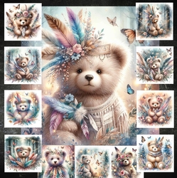 Boho Teddy Bears