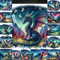 Firefly Mountain Dragons