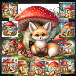 Fantasy Mushroom Fox