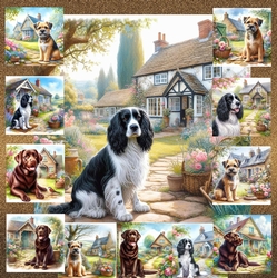 Spring Cottage Dogs 3
