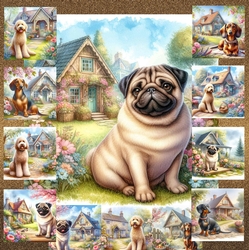 Spring Cottage Dogs 9
