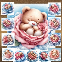 Sleepy Rose Teddy