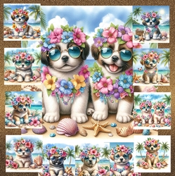 Tropical Beach Pups