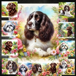 Spring Meadow Dogs 2