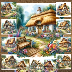 Thatched Wild Flower Cottage