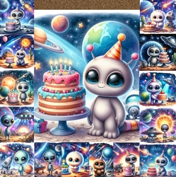 Cute Alien Birthday