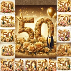 50th Birthday Gold