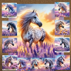 Lavender Horse