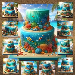 Sealife Birthday Cake