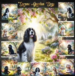 Serene Garden Dogs 1