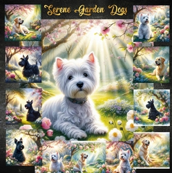 Serene Garden Dogs 4