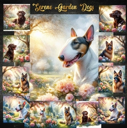 Serene Garden Dogs 5