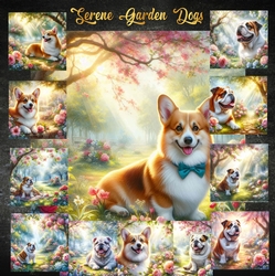 Serene Garden Dogs 9