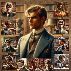 Fancy Hairstyle Library Males