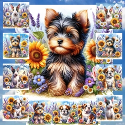 Many Flowers Pups 7